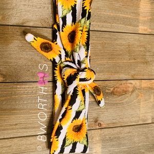 Handmade sunflower headband
